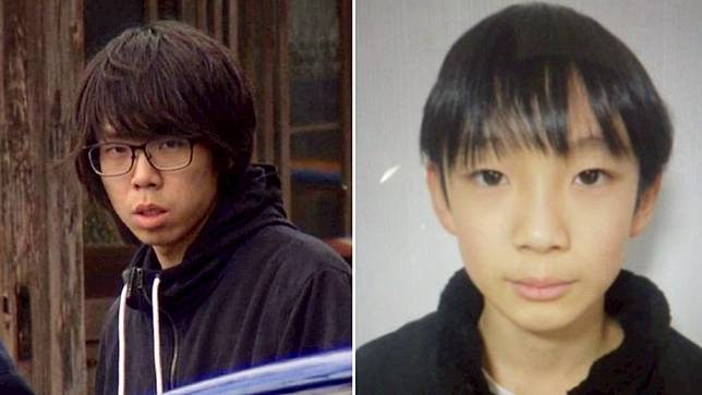 京都男童安達祐希(右)遭棄屍，繼父(左)被逮捕。翻攝X