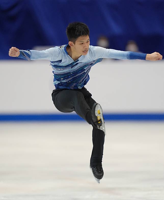 李宇翔在生涯青年組最終站世界青年錦標賽，締造個人國際賽短曲、長曲、總分3項個人最佳紀錄。（中華民國滑冰協會提供）