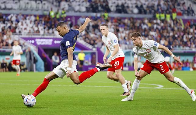 世界盃姆巴佩獨進2球 法國擊敗波蘭晉級8強