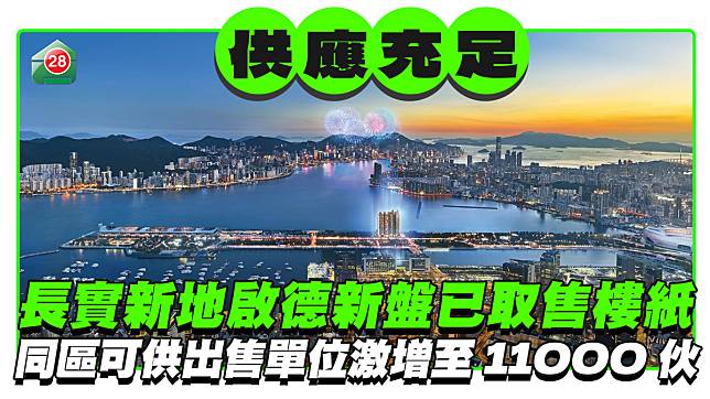 長實新地啟德新盤已取售樓紙 同區可供出售單位激增至11000伙