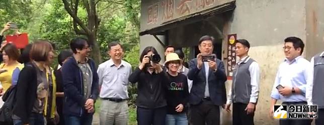 ▲總統蔡英文拍下隨團記者，希望能拿下攝影獎。（圖／截圖自影片 , 2018.3.31）