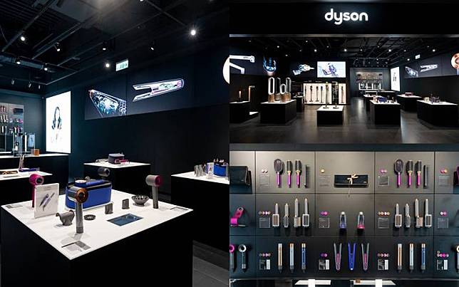 全台首間Dyson體驗店正式開幕！不只有客製化刻字服務、還有超美的限定長春花藍色吹風機也只有這裡才有賣喔