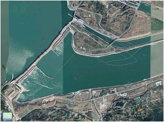 ▲三峽大壩。（圖／翻攝自 Google Map ）

