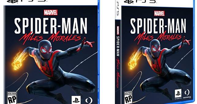 白的！PS5實體遊戲盒裝曝光，《漫威蜘蛛人：邁爾斯摩拉斯》當範本