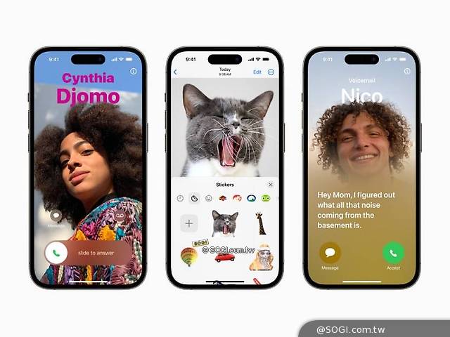 蘋果iOS 17功能可自訂來電畫面與自製貼圖 正式版秋季開放更新