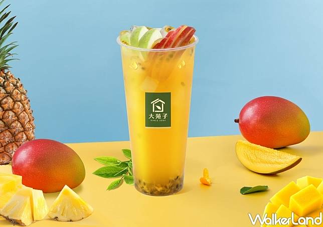 ▲大苑子端午節優惠，緬懷屈原 7元水果茶一日限定開喝 / 大苑子提供、WalkerLand窩客島整理
