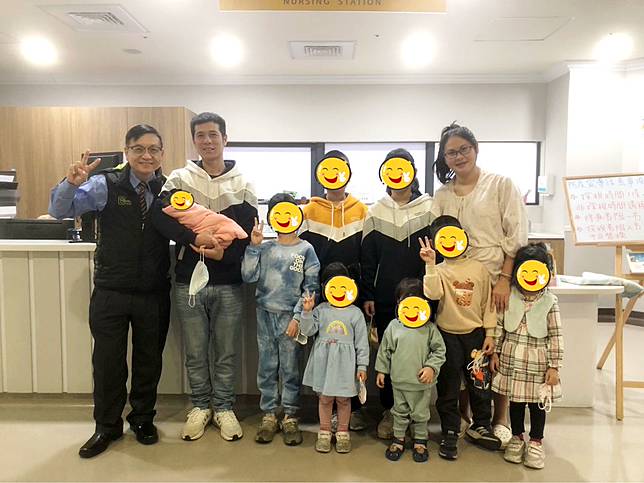 36歲女超愛小孩懷第九胎，醫院完整母嬰照護、安心迎新生命。（圖：澄清醫院中港院區提供）