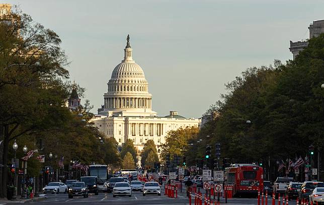 Photo taken on Nov. 13, 2024 shows the U.S. Capital building in Washington, D.C., the United States. (Xinhua/Hu Yousong)