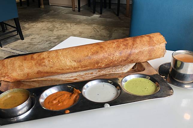 Masala dosa. Despite the restaurant founder’s gruesome history, Saravanaa Bhavan is a tasty, value for money experience for Indian food lovers. Photo: SCMP / Gigi Choy