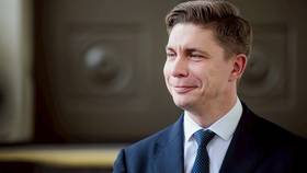 立陶宛社民黨黨魁辛克維丘斯（Mindaugas Sinkevicius）將擔任新總理。翻攝LRT