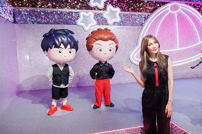 工藤靜香現身「櫻桃小丸子原作40周年特展」，親自分享設計理念。取自IG@kudo_shizuka