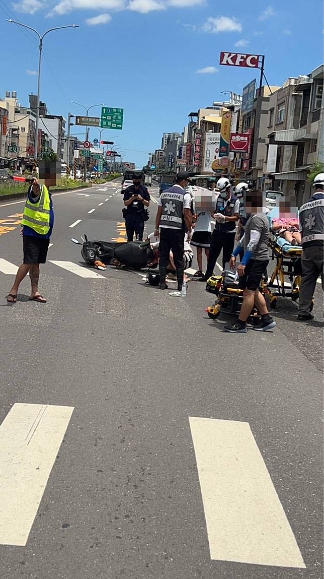 警消到場時成男尚有意識，只感到下顎疼痛，送醫後狀況卻急轉直下，最後傷重宣告不治。民眾提供