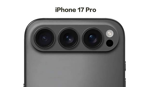 iPhone 17傳聞：相機模組從三角矩形變成橫向排列