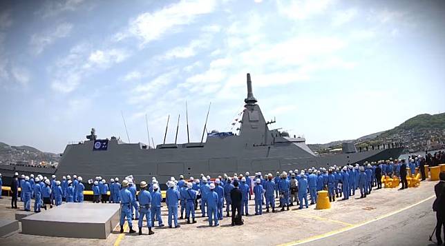 ▲日本海上自衛隊新型「多功能護衛艦」（FMM）1號艦28號正式服役。（圖／取自日本防衛省海上自衛隊（Japan Maritime Self-Defense Force））