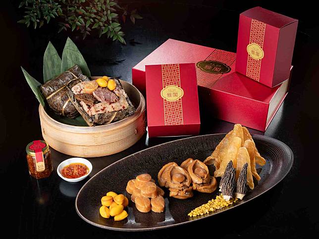 和牛、花膠、羊肚菌、六頭鮮鮑！台北文華東方酒店「雅閣星級端午粽禮」限量500組！