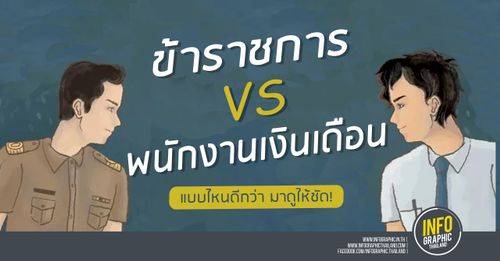 ข้าราชการ VS พนักงานเอกชน อาชีพไหนที่ใช่สำหรับคุณ