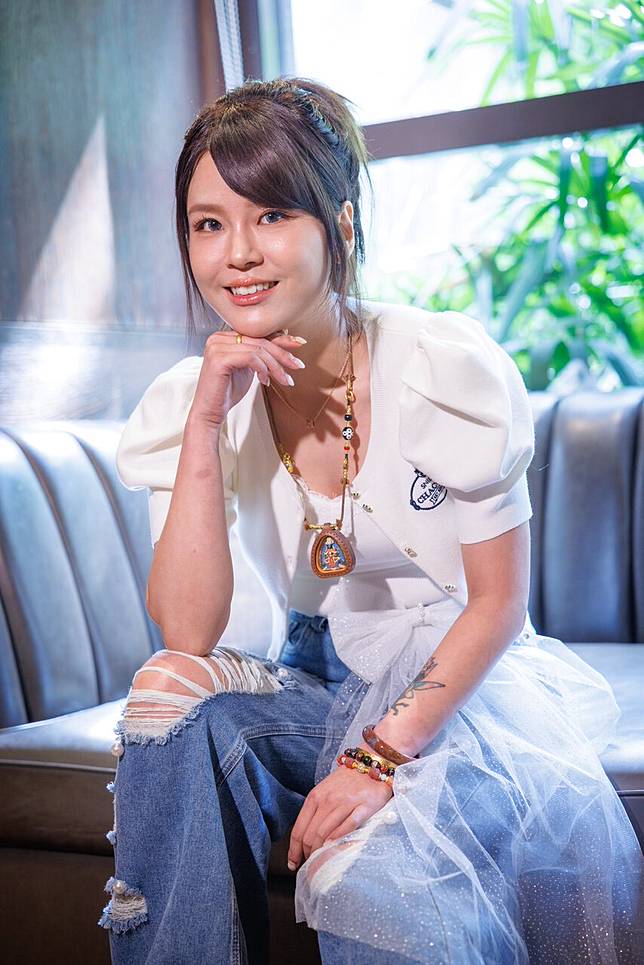 丟丟妹被觀眾發現去了西藏回來，連面相都變了。記者沈昱嘉／攝影