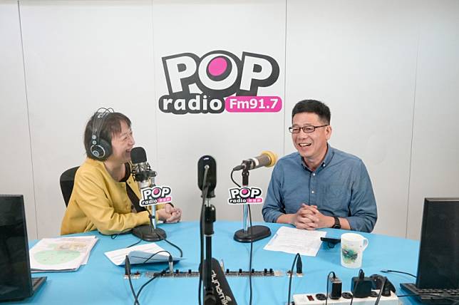 民眾黨前秘書長謝立功接受《POP搶先爆》專訪。 圖：《POP搶先爆》製作單位 / 提供