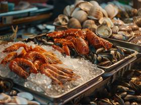 日本《共同社》報導，中國大陸今天突然宣布，將停止進口日本水產品。（圖：Moiton Elements）