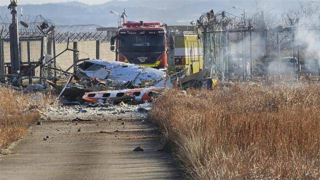 韓國濟州航空上（12）月29日發生179死空難。 圖：翻攝自 X 波光粼粼