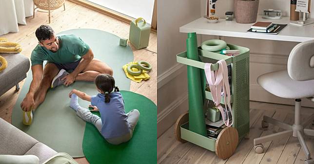 IKEA 首次推出「居家健身」用品：DAJLIEN 系列限量上市，在家輕鬆打造舒適的運動空間