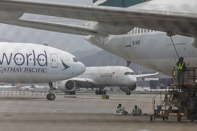 Aircraft grounded at Hong Kong International Airport amid coronavirus travel restrictions. Photo: Winson Wong