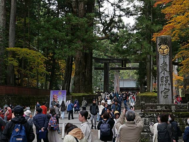 櫪木縣的熱門景點「日光東照宮」。