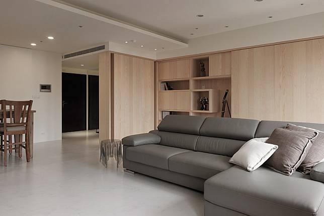 現代風暖木客廳