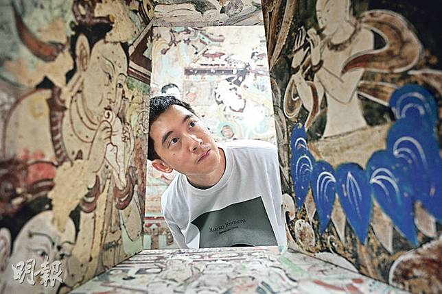 香港天籟敦煌樂團駐團作曲暨藝術總監甘聖希自創團以來，5年間為樂團創作了約20首樂曲。（曾憲宗攝）