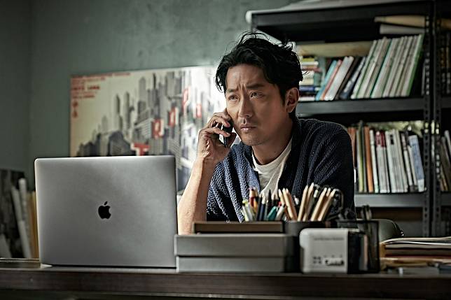 Ha Jung-woo in a still from The Closet (category IIB; Korean), directed by Kim Kwang-bin. Kim Nam-gil co-stars.