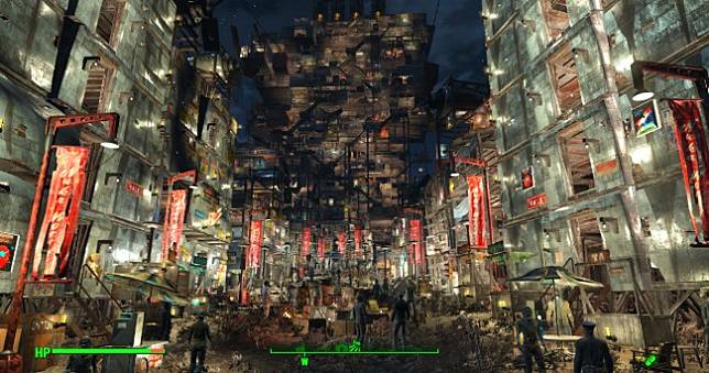 《漂流武士》作者分享《Fallout 4》自己蓋的九龍城寨基地