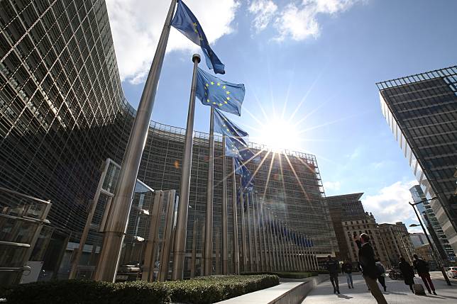 This photo taken on Oct. 4, 2024 shows the European Commission building in Brussels, Belgium. (Xinhua/Zhao Dingzhe)