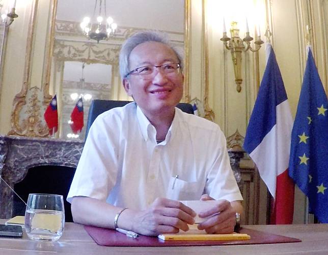 中華民國駐法國大使吳志中。(央廣外語部法語組 提供 )