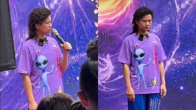 位於台東延平鄉的玄濟宮近日引起民眾熱議，女主事人鄔馨茹自稱擁有濟顛禪師、東方紫微聖人等多重身分，過去更透過直播宣稱「生病不要看醫生」、她可以與外星人對話等，爭議言行引發社群熱議。(圖擷自threads)