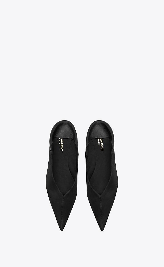 Saint Laurent Nour Slippers in Satin $7,750