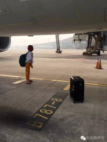 2016年9月北京機場發生旅客「霸跑道」事件。（翻攝自民航资源网）