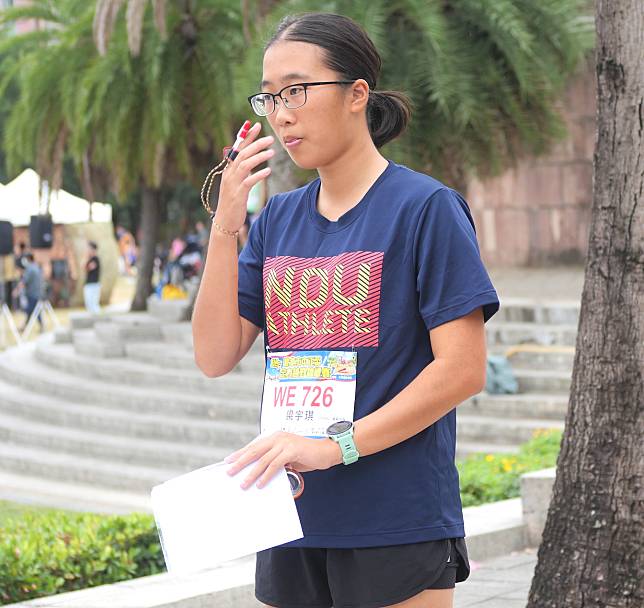 中正盃定向越野錦標賽，梁宇琪首度挑戰成人組就封后。（大會提供）