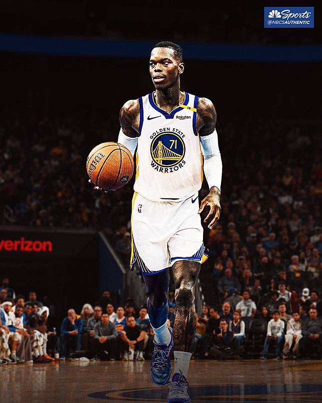 Dennis Schröder轉隊到金州勇士隊。（翻攝Warriors on NBCS X）