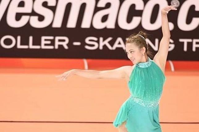 Katherine Choi Wing-yee performs during a competition. Photo: Raniero Corbelletti