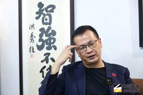 國民黨主席候選人羅智強。（圖／記者陳明安攝）