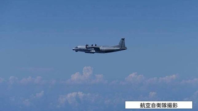 共機8月時入侵日本領空。翻攝自日本防衛省