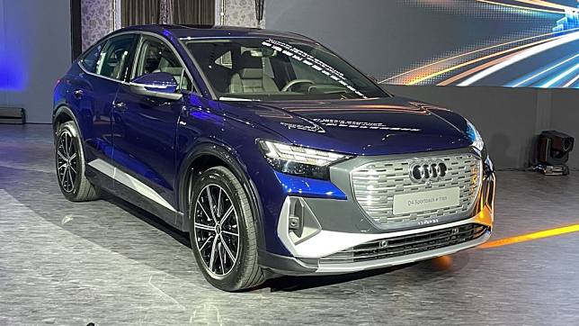 Q4 e-tron Sportback於今年3月首度在台灣現身亮相。(圖片來源/ 地球黃金線)