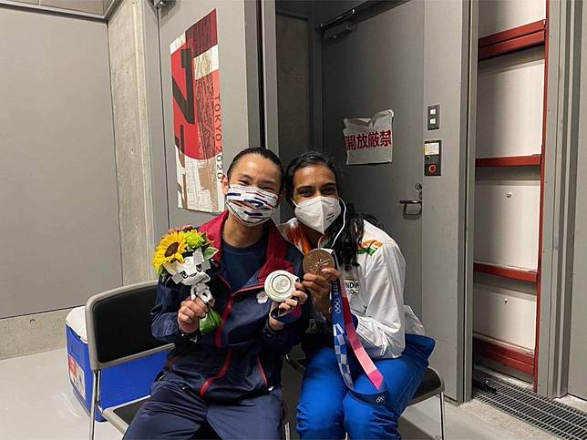 戴資穎和印度選手辛度／圖片來源：<a href=