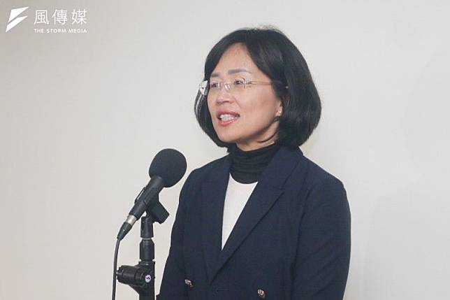 綠委蘇巧慧日前表態，自己已經公開報名新北市長選戰，但還沒拿到門票。（蔡親傑攝）