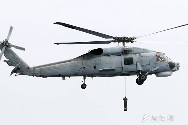 海軍反潛航空大隊S-70C（M）反潛直升機驚傳重落地，機組員緊急送醫。示意圖，與新聞個案無關。（資料照，蘇仲泓攝）