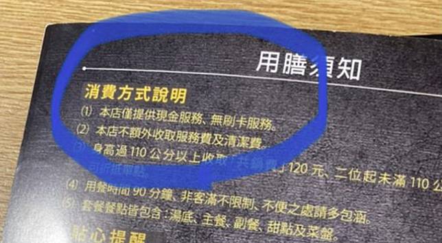 近日又有民眾上網抱怨拿500塊好食券大快朵頤點爆，快吃完了才發現不能刷卡，讓他當場傻眼！（圖片翻攝PTT）