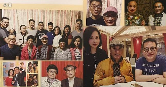 譚炳文跟家人相處和睦，紀念特刊有多張珍貴家庭照。（娛樂組攝）