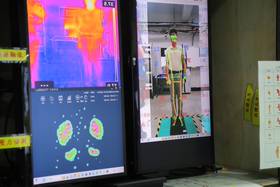 張法憲師生研發的「動態人因參數量測系統」， 可分析與紀錄動態訓練的姿體動作，即時提供修正建議與導正提升戰鬥訓練成效。（資料照片，記者孫建屏攝）