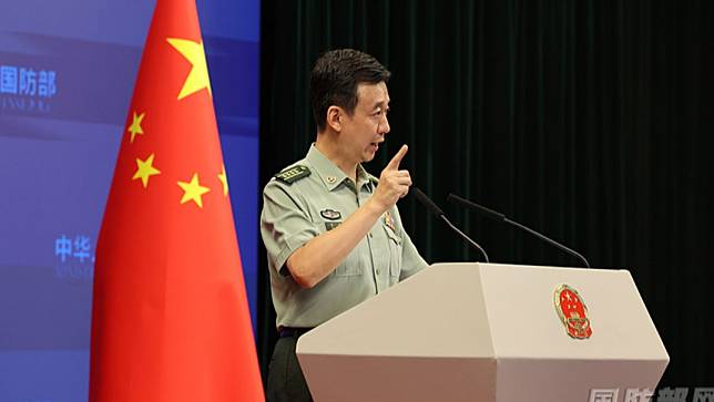 中國國防部發言人吳謙。翻攝中國國防部官網