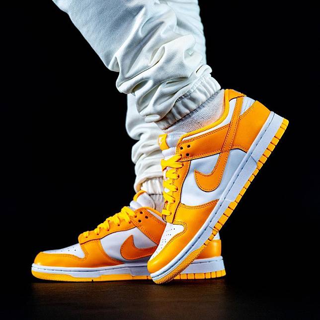 Nike Dunk Low Laser Orange 上腳近賞！ 夏日鮮豔色系奪目現身